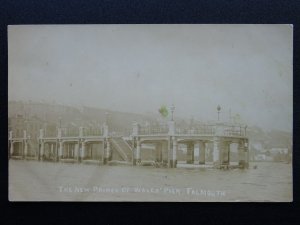 Cornwall FALMOUTH The New PRINCE of WALES PIER c1905 RP Postcard by Time Photo