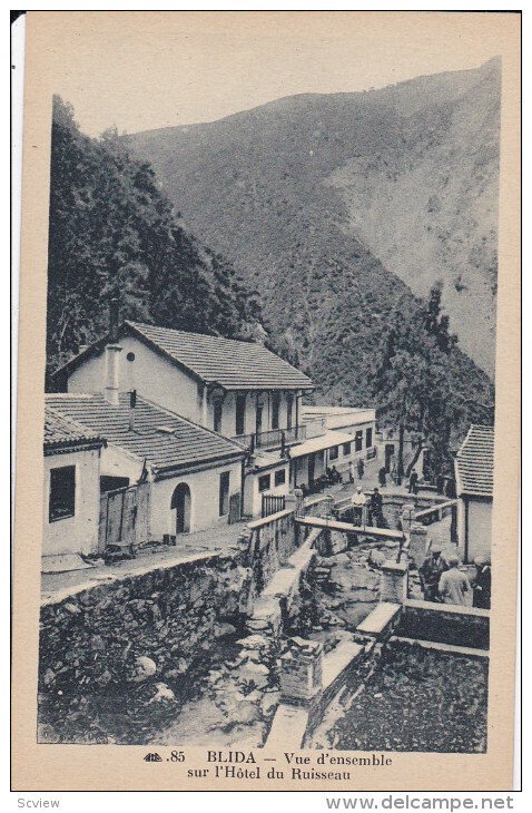 BLIDA, Vue d'ensemble sur l'Hotel du Ruisseau, Algeria, 00-10s