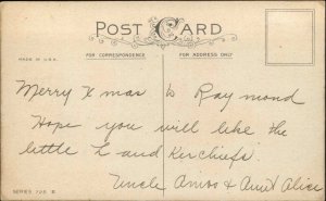 Christmas Cute Kids Pierrots Unsigned Pauli Ebner? Stecher 725E Postcard