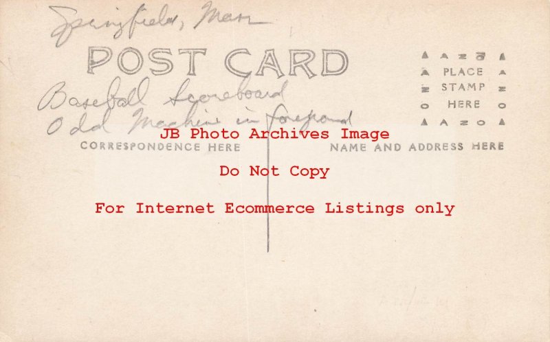 MA, Springfield, Massachusetts, RPPC, Saloon Bar Interior, Photo