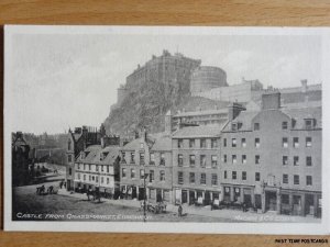 Antique PC - Castle from Grassmarket - Edinburgh