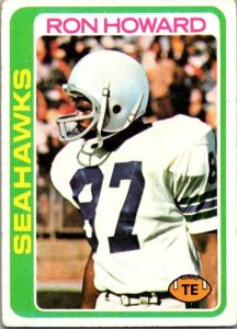 1978 Topps Football Card Ron Howard Seattle Seahawks sk7458