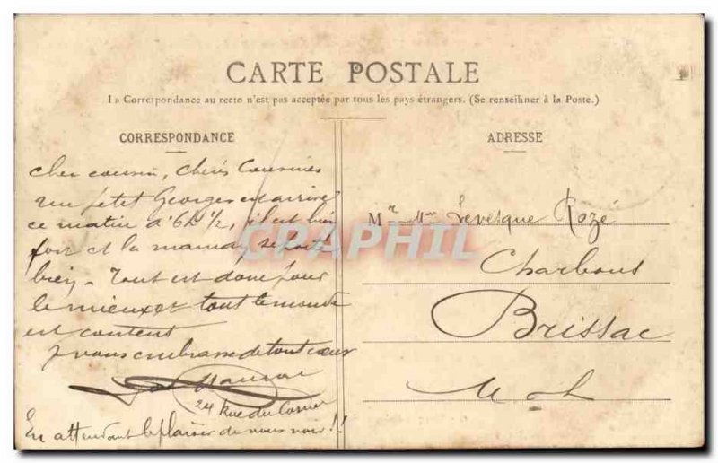 d & # 39Angers Exhibition 1906 Old Postcard