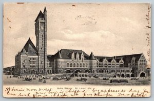 Union Station  St. Louis  Missouri   Postcard  1905