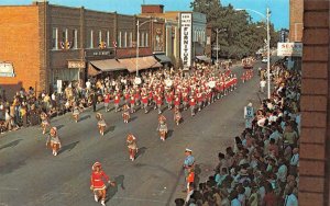 CRISFIELD, Maryland MD ~ CRAB DERBY PARADE  Baton Girls~Marching Band  Postcard