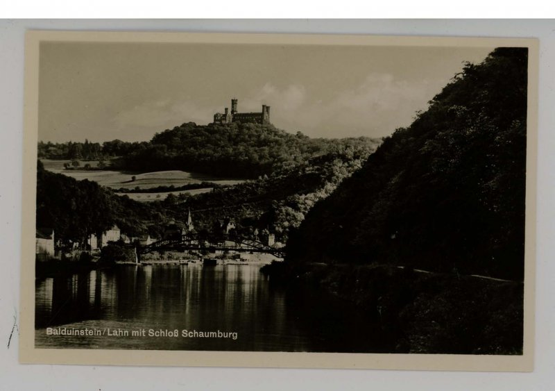 Germany - Baldwinstein/Lahn. Schaumburg Castle  RPPC