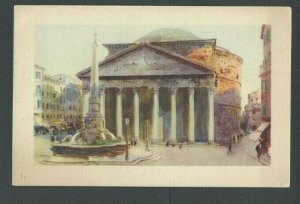 Ca 1915 PPC Vintage Rome Italy Pantheon d Agrippa Mint