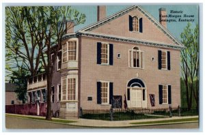 1958 Historic Hunt- Morgan House Lexington Kentucky KY Posted Vintage Postcard