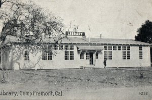 1910-18 ALA Library Camp Fremont California Vintage Postcard F163