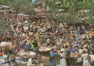 Kenscoff Haiti Friday Markets Rare Haitian Postcard