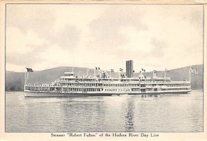 Steamer Robert Fulton Ferry Boats Ship Unused 