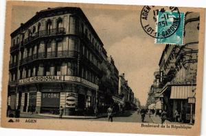 CPA AGEN - Boulevard de la Republique (251164)