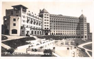 A50/ Canada Postcard Real Photo RPPC Banff Alberta Chateau Lake Louise