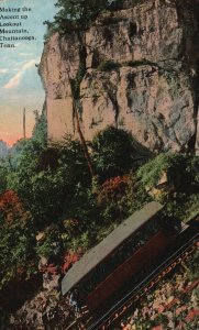 Vintage Postcard 1914 Making the Ascent up  Lookout Mountain Chattanooga Tenn TN