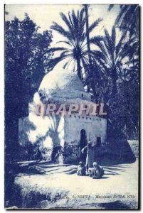 Old Postcard Tunisia Nafta Marabout Sidi No Sir