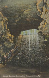 VINTAGE POSTCARD HISTORIC ENTRANCE MAMMOTH CAVE KENTUCKY