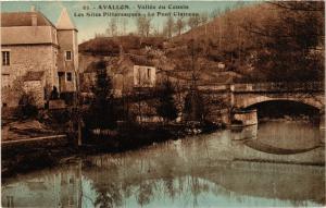 CPA AVALLON Vallée du Cousin Les Sites Pittoresques-Le Pont Claireau (657239)
