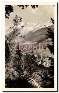 Old Postcard La Clusaz Vue Generale and Chaine des Aravis