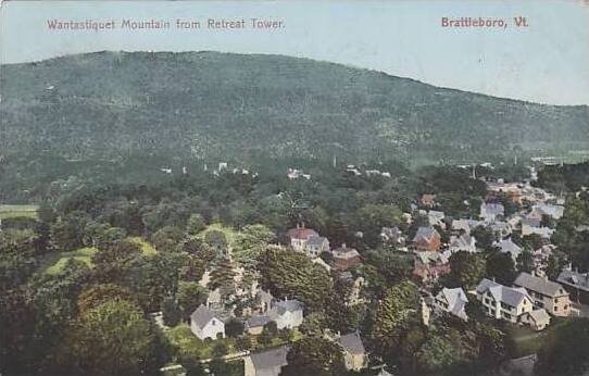 Vermont Brattle Boro Wantastiquet Mountain From Retreat Tower