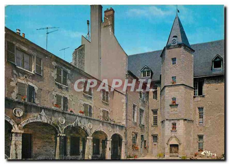 Modern Postcard Beaugency Loiret Chateau Dunois Inner Court