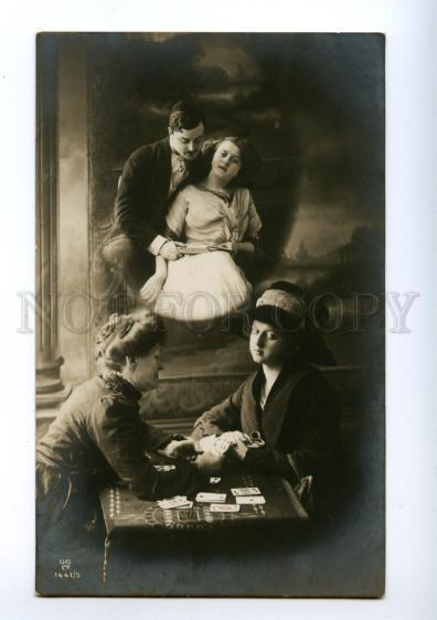 139679 Fortune Telling CARTOMANCY vintage PHOTO PC