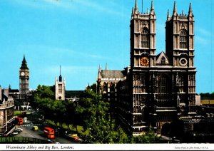 England London Westminster Abbey and Big Ben