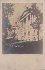 RPPC Postcard New State Capitol Harrisburg PA