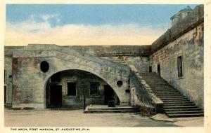 FL - St Augustine. Fort Marion. The Arch