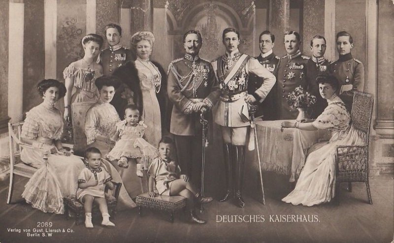Postcard RPPC German Imperial House Deutsches Kaiserhaus