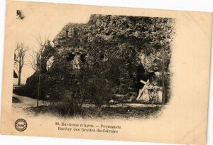 CPA Env. d'AGEN-Peyragude-Rocher des Grottes du Calvaire (264059)