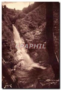 Old Postcard Pau Gimel Waterfalls From The ponytail