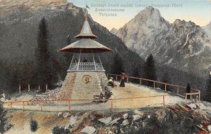 Viewing Tower Tarpatak Valley Tarpataki Völgy Slovakia 1910c postcard