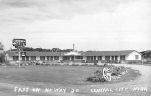 Central City Nebraska Crawford Motel Real Photo Antique Postcard K16313