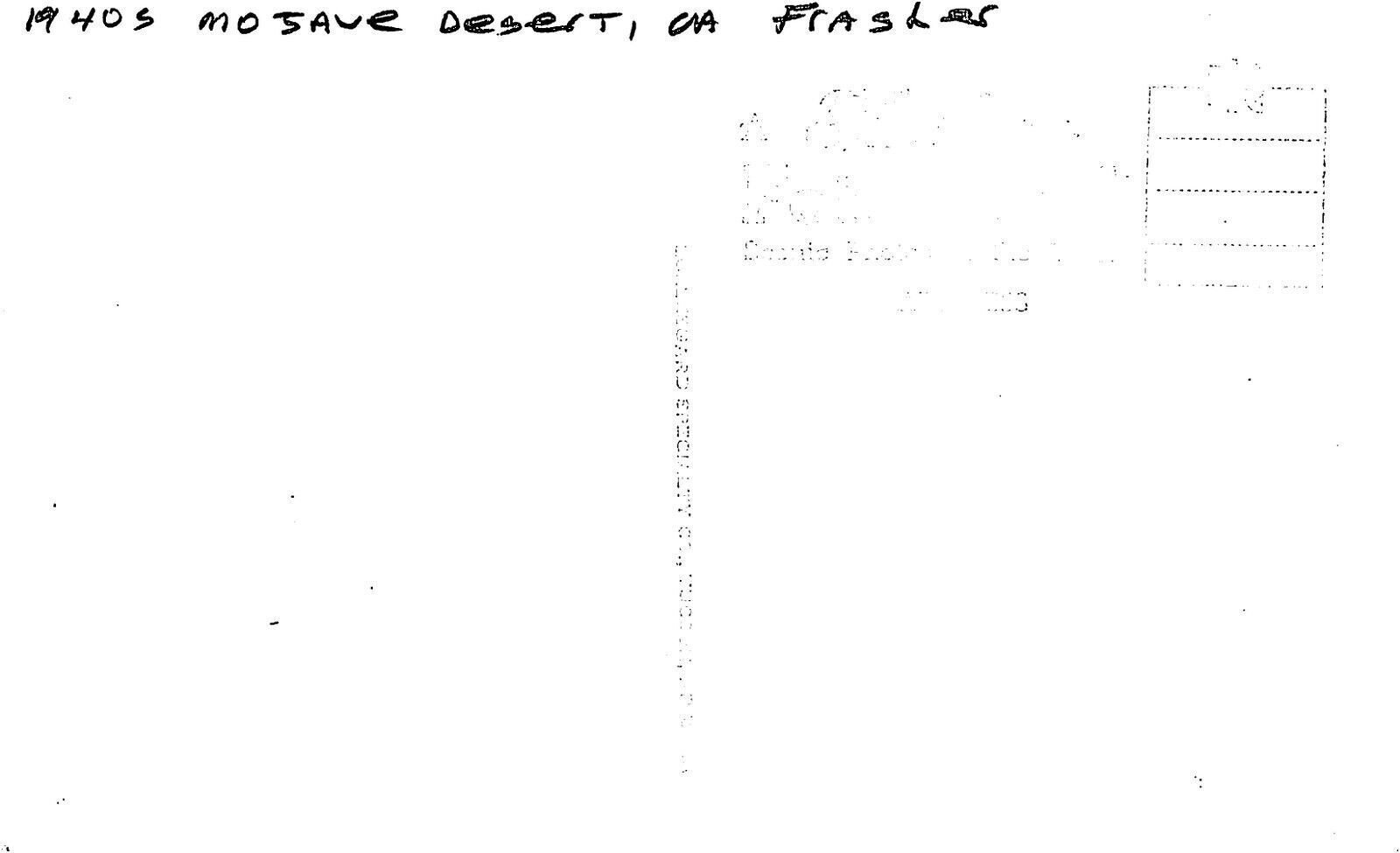 Postcard RPPC California Joshua Tree Desert Cloud Frasher X3745 232624