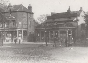The George Woodford Essex Pub in 1910 Postcard