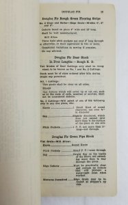 Export Grading Rules N for Lumber 1929 Edition Pacific Northwest