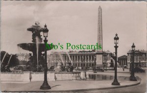 France Postcard - Paris - Place De La Concorde Vers La Madeleine RS30935