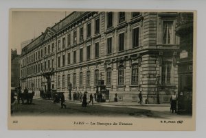 France - Paris. The Bank of France & Street Scene