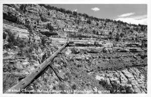 RPPC WALNUT CANYON National Monument, Arizona c1950s Vintage Postcard