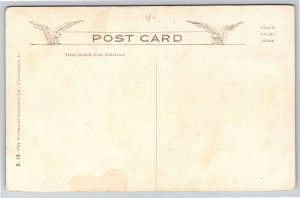 Hamilton Ohio~First United Methodist Episcopal Church~c1910 Blue Sky Postcard