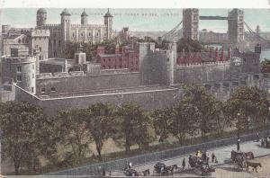BF32121 tower and tower bridge london   uk  front/back image