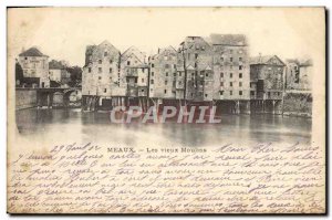 Old Postcard Meaux Les Vieux Moulins