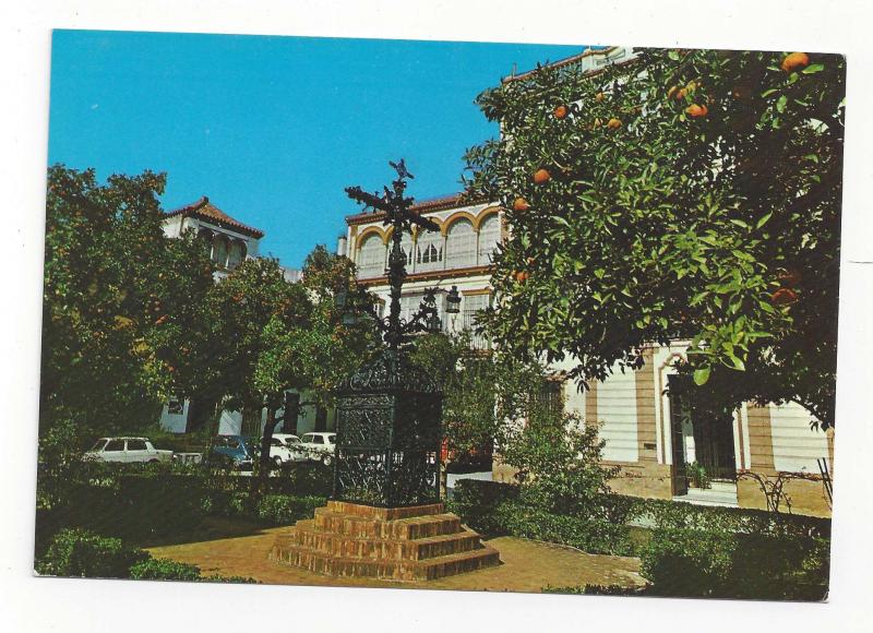 Sevilla Spain Seville Plaza de Santa Cruz Vtg Postcard 4X6