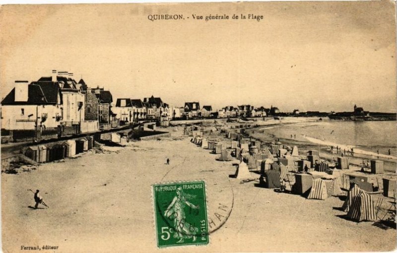 CPA QUIBERON - Vue générale de la Plage (209762)