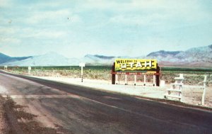 Postcard Friendly Welcome Utah State Line Gateway To The Center Of Scenic West