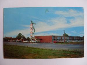 1960's Routt's Cloverleaf Restaurant & Motel Elizabethtown KY Postcard y7364-12