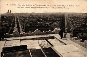 CPA PARIS 16e-Vue prise de Arc de Triomphe vers les Avenue Victor Hugo (325330)