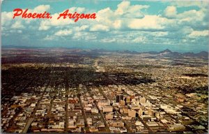 Arizona Phoenix Aerial View 1969