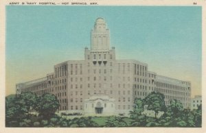 HOT SPRINGS National Park, Arkansas, 1930s ; Army & Navy Hospital