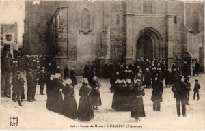 CPA Ouessant - Sortie de la Messe a Ouessant (1034184)